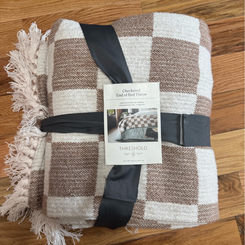 Threshold Checkered Throw Blanket